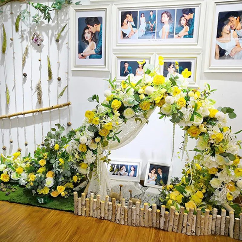 

Flone artificial silk fake flowers for wedding home party table backdrop centerpieces floral road flower decoration accessories