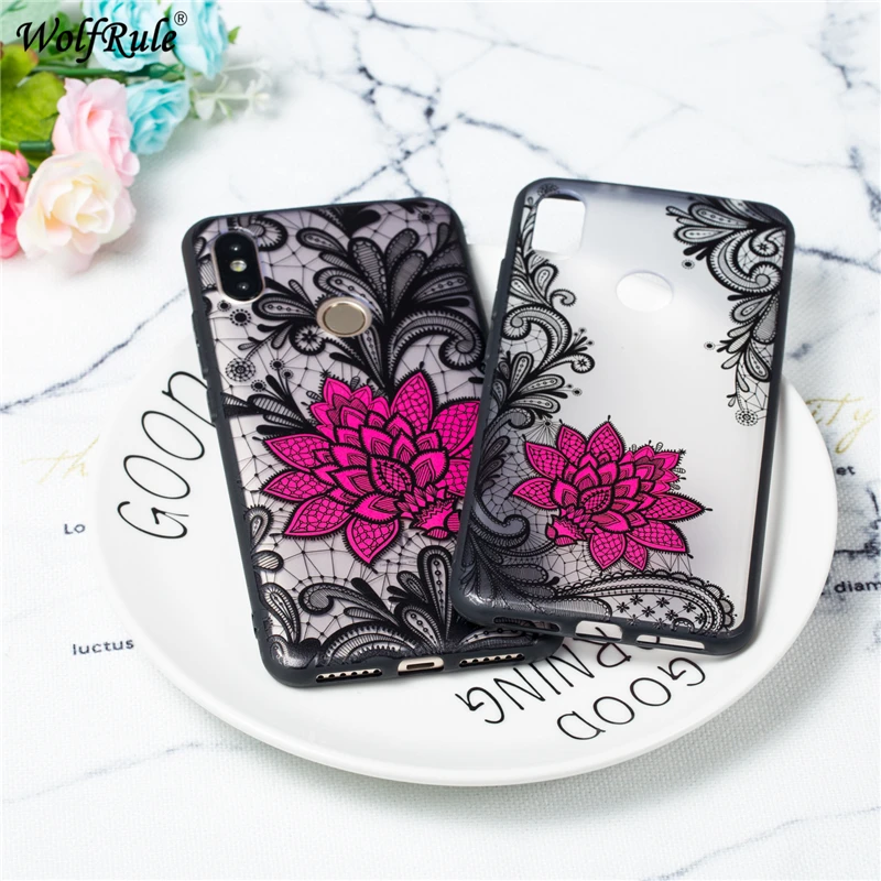 3D Relief Floral Case For Xiaomi Redmi S2 Ultra Thin Shell Girly Sexy TPU+PC Cover Phone Y2 |