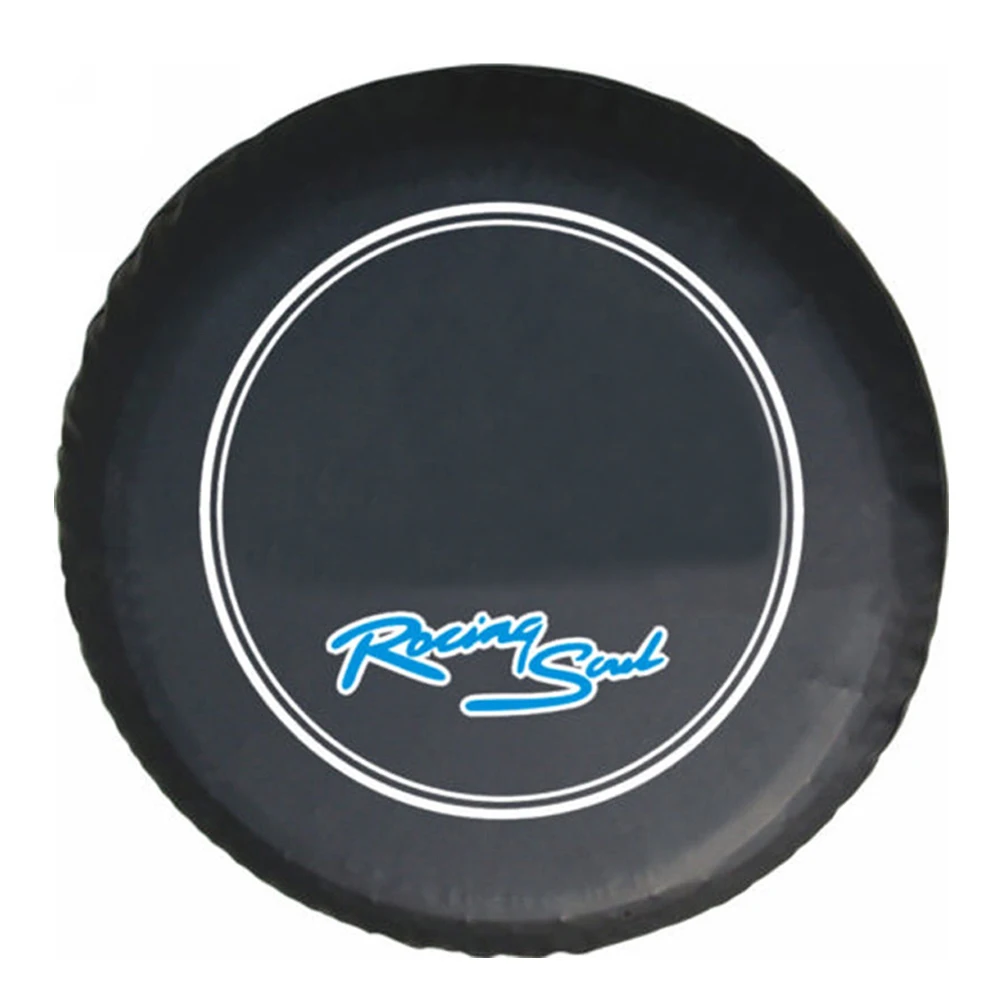 27" 31" Inch Heavy Duty PVC Leather Spare Wheel Tire Cover Case Bag