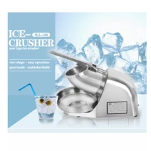 GZZT Ice Crushers Shavers Snow Cone block Machine Commercial Stainless Steel Ice Smoothies Maker DIY Ice Cream Maker GZZT Ice Crushers Shavers Snow Cone block Machine Commercial Stainless Steel Ice Smoothies Maker DIY Ice Cream Maker