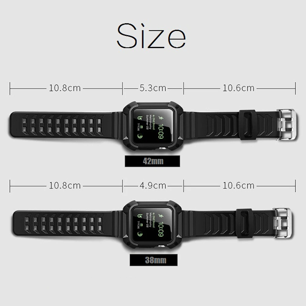 Спортивный ремешок для часов Apple Watch 4 3 2 1 ремешок 42 мм 38 мм для iwatch 4 ремешок 44 мм 40 мм резиновый ремешок для часов браслет