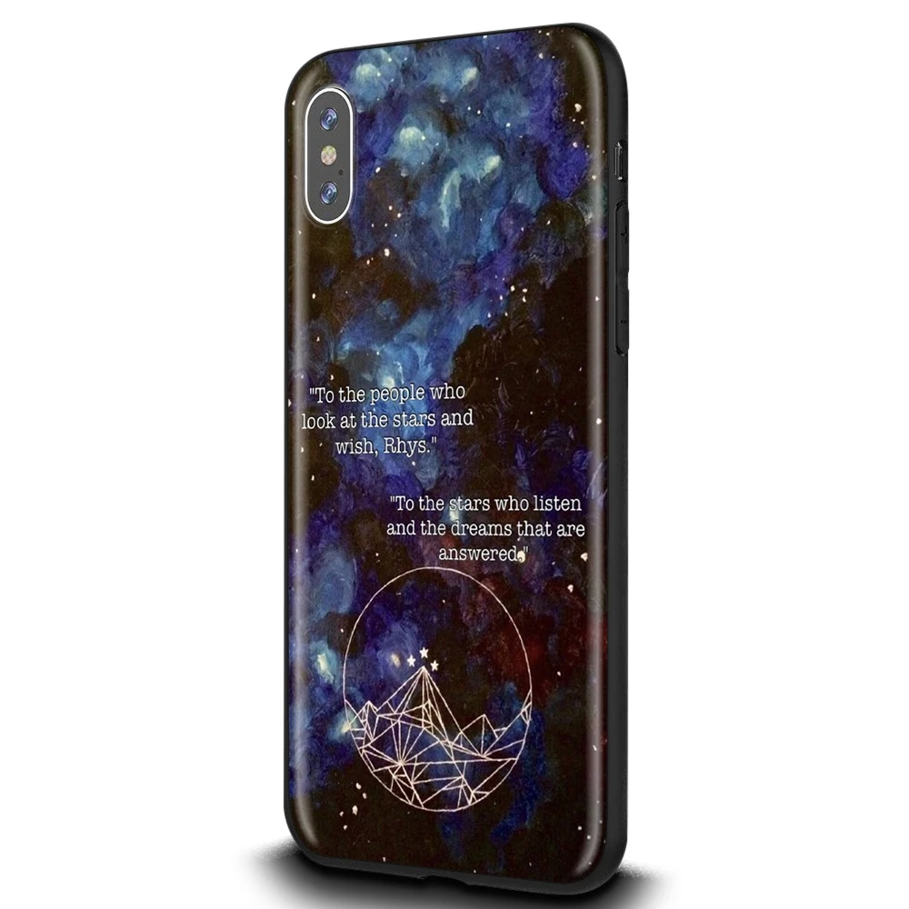 Lavaza суд тумана и ярости Sarah J Maas чехол для iPhone 11 Pro XS Max XR X 8 7 6 6S Plus 5 5S se - Цвет: 3