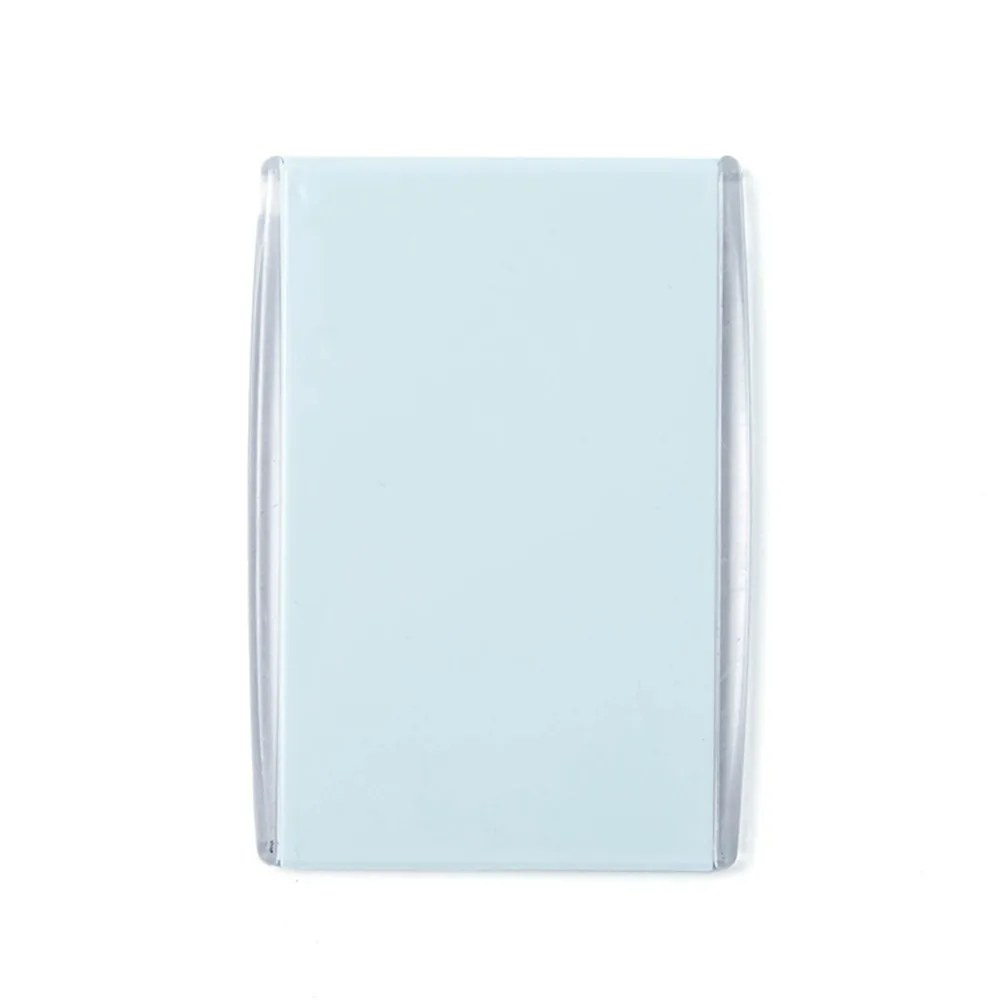 Портативное складное прямоугольное компактное карманное зеркало конфетного цвета одностороннее настольное косметическое средство для путешествий 7,8x11 см