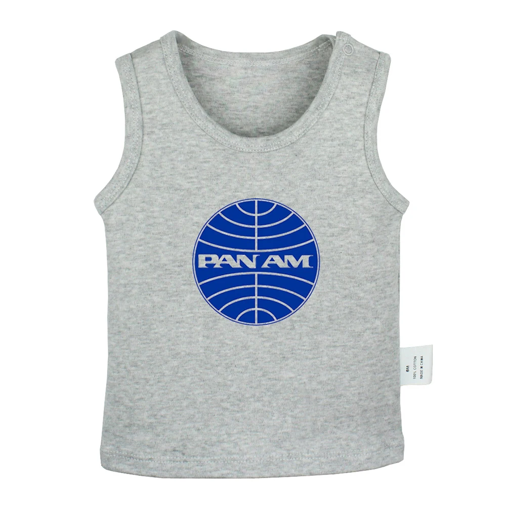 JaBabyYV846G Retro Pan Am Love& Hate best friend ONYX Design Newborn Baby Tank Tops Toddler Vest Sleeveless Printing Infant Cotton Clothes - Цвет: JaBabyYV846G