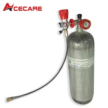 AC268101 Охота Pcp Танк пневматическая винтовка Dot 6.8L/9L цилиндр высокого давления целевой винтовки стрельба мини бутылка погружения АЗС