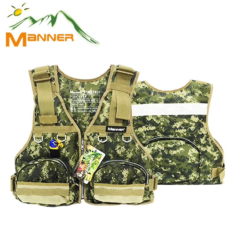 Манер Военная камуфляжная плавающая Спасательная куртка рыбацкие лодки