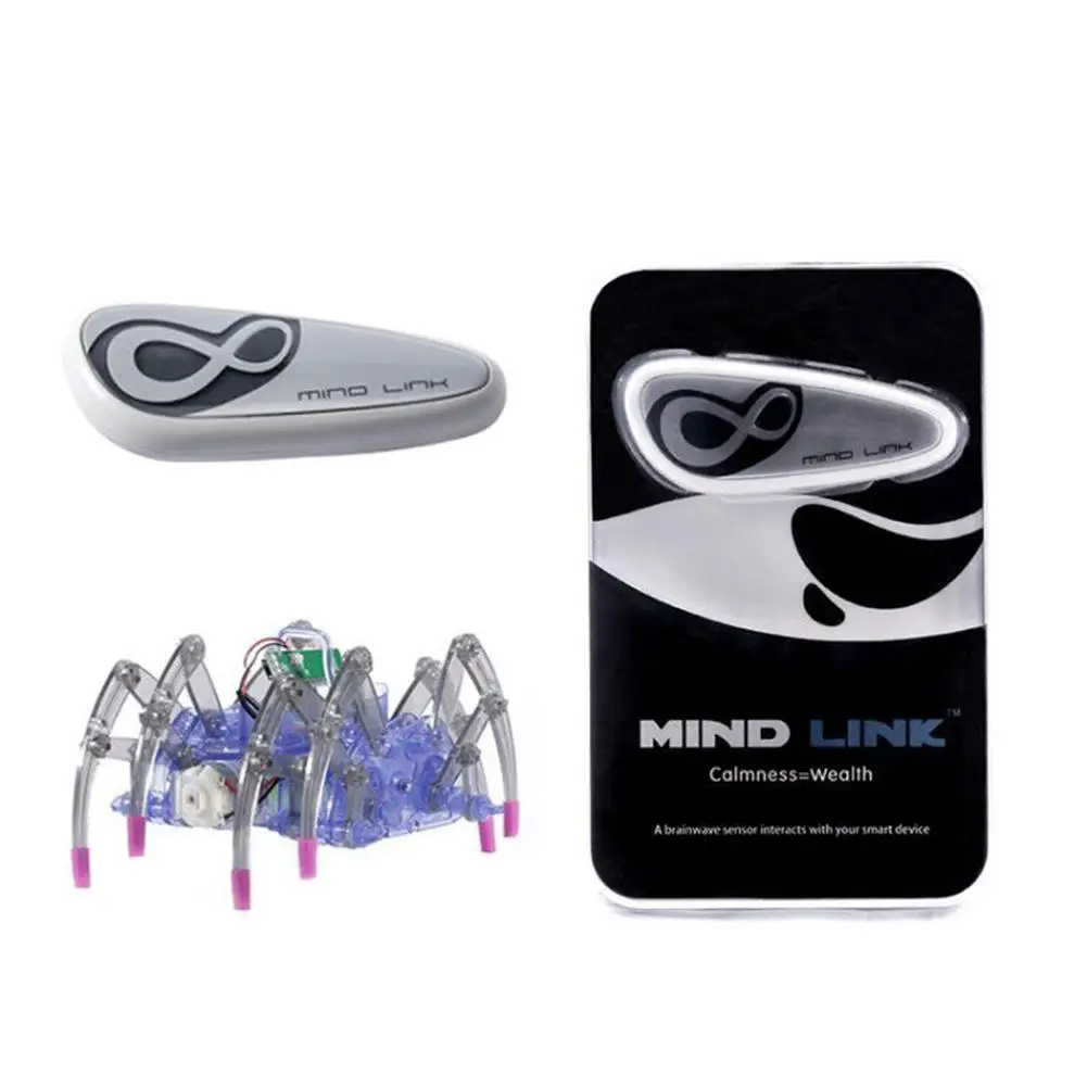 

Children's Educational Toys Brain Radio Wave Idea Control DIY Spider Intelligence Robot Toys Brain Wave Detector1+Toy Spider