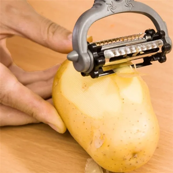 Multifunctional Rotary Potato Peeler Vegetable Cutter Fruit Melon