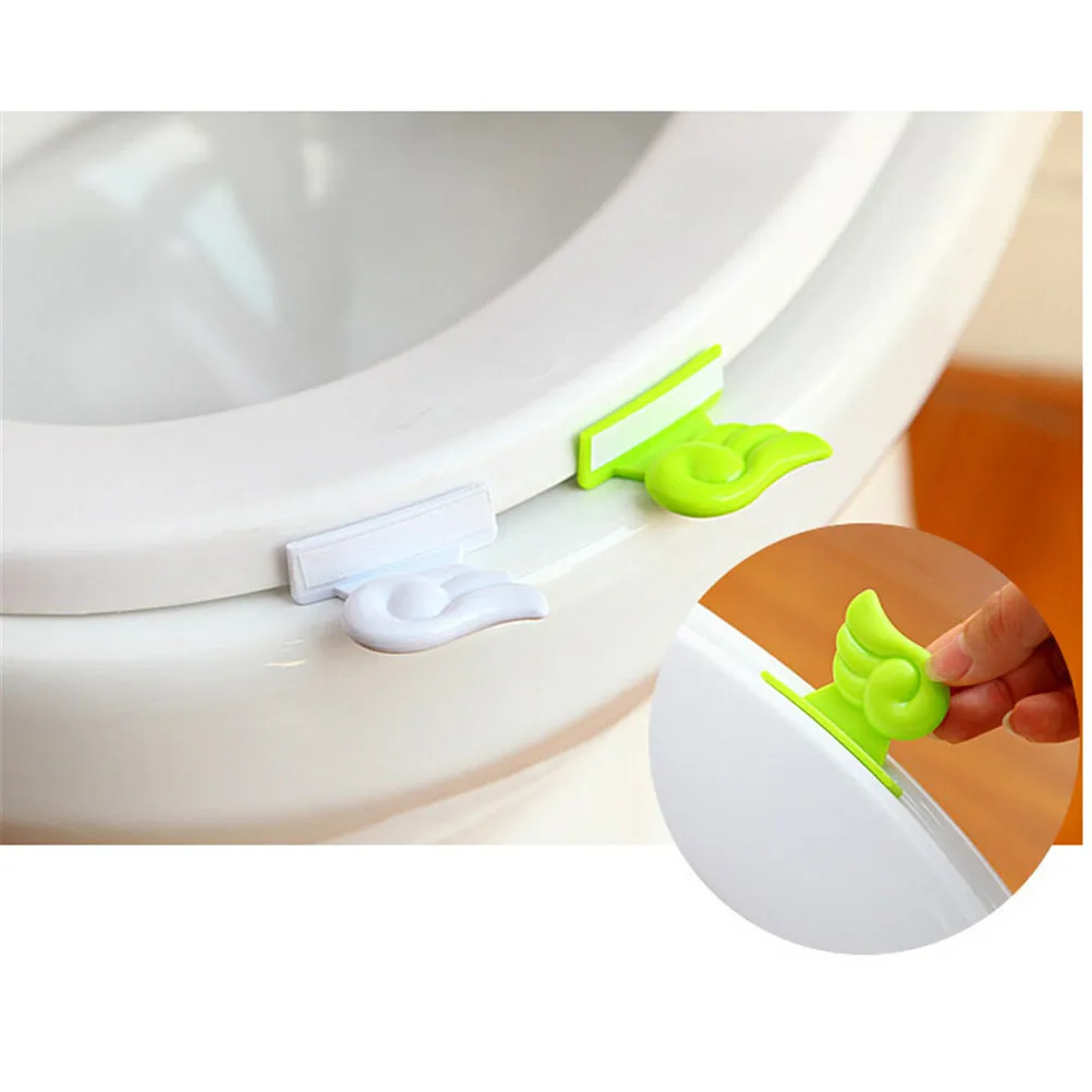 2018 1pcs Bath Seat Toilet Cover Lifting Device Bathroom Clamshell Lid