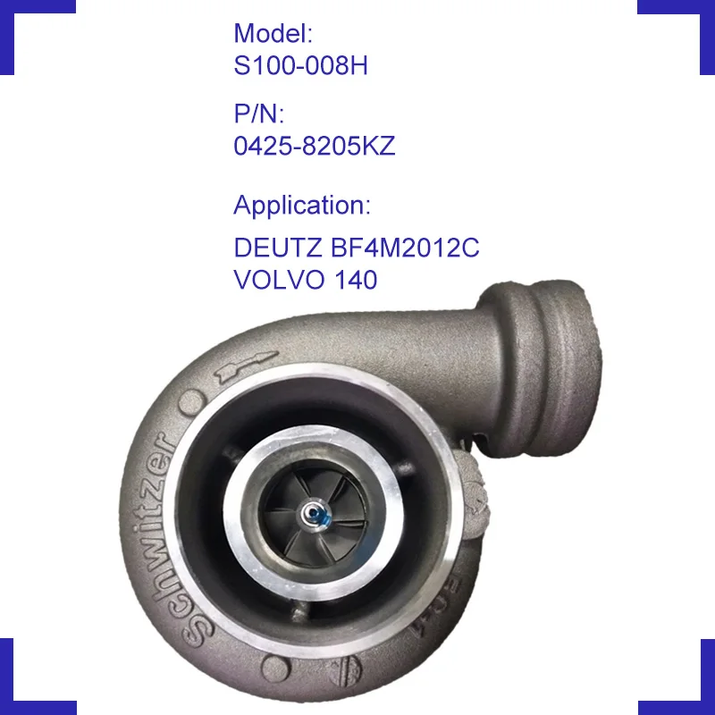 electric turbo charger kit supercharger turbocharger parts for DEUTZ 2012 VOLVO 140 diesel