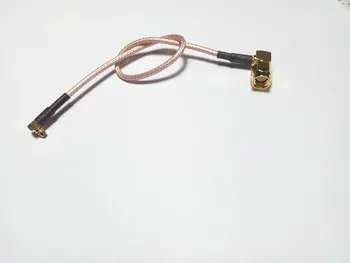 

100pcs RP-SMA male RA to MMCX male plug right angle pigtail RG316 cable