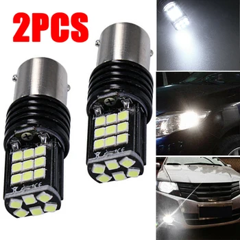 

2pcs DC12V 1156 LED Bulb White 3030 24 leds Brake Taillight Steering Signal Lights Car Tail light Lamp