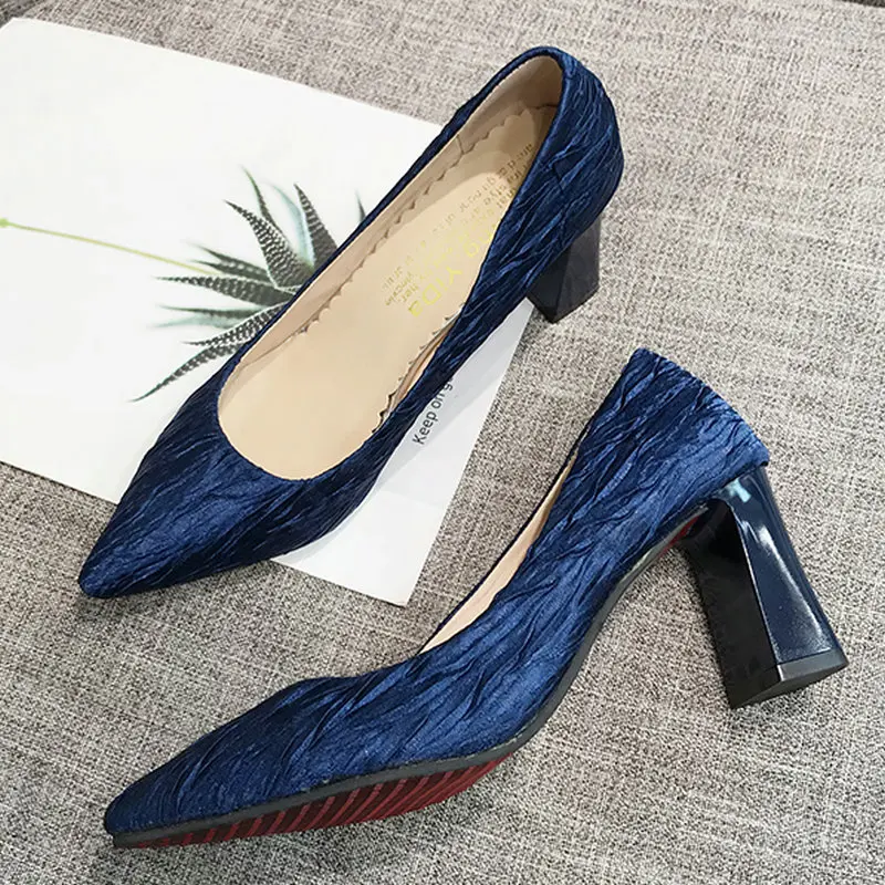 satin pointed toe shoes