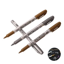 1 шт. металлическая цветная краска ручка специальная ручка карточка приглашения карта поздравительная открытка ручка маркер ручка офисные и школьные принадлежности