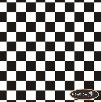 

Super-value!High quality black squares water transfer printing film hydrographics film 0.5m pva film.HFJ005