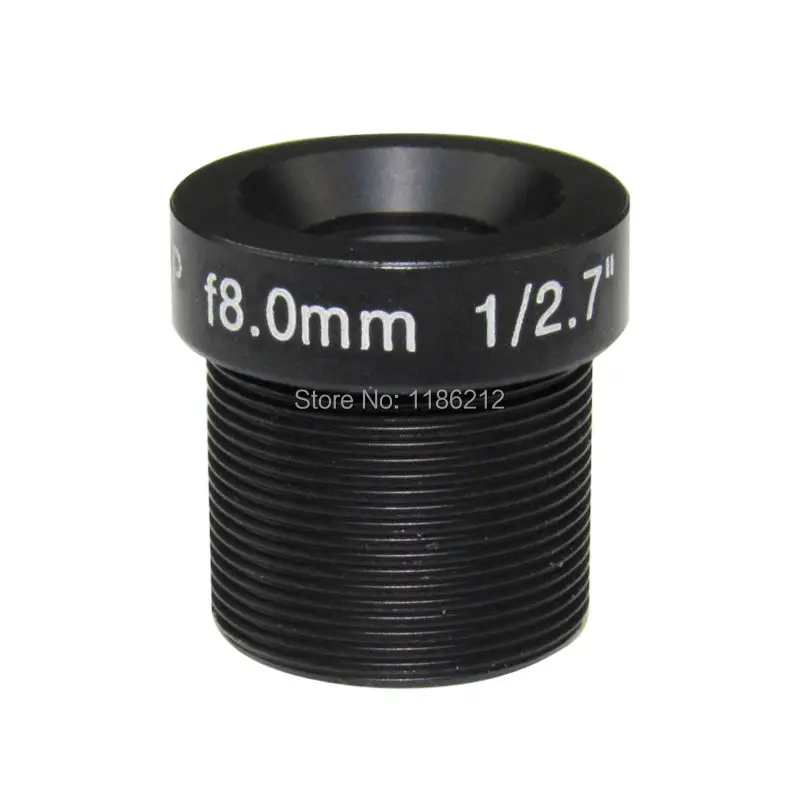 

HD IR lens 8mm angle board lens for CCTV cameras has standard M12x0.5 thread, suitable for both 1/2.7" CCD chipsets