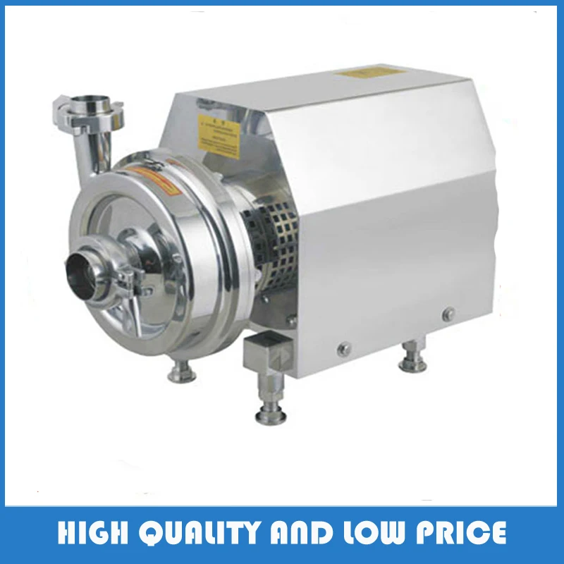 

Food Grade,beverage,milk industrial stainless steel sanitary centrifugal pump with 370W 380v 50hz Motor