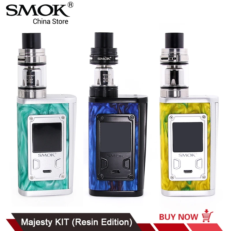 Оригинал smok величество Смола издание 225 Вт 4 мл TFV8 X-ребенок бак х Детские Q2 T6