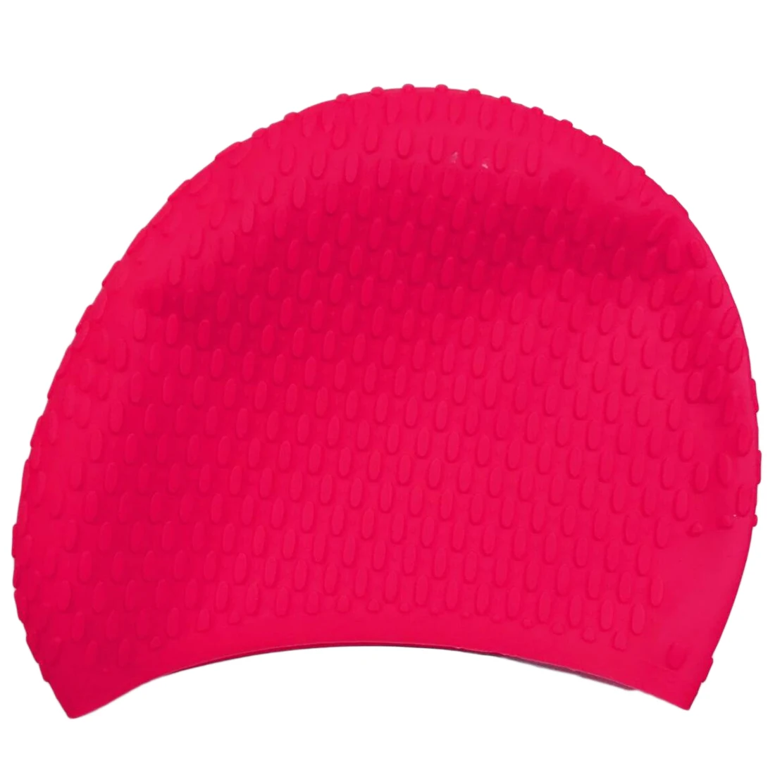 Многоцветный силиконовые плавания Крышка шляпа защитить ухо длинные волосы водослива колпачки плавание - Цвет: Красный