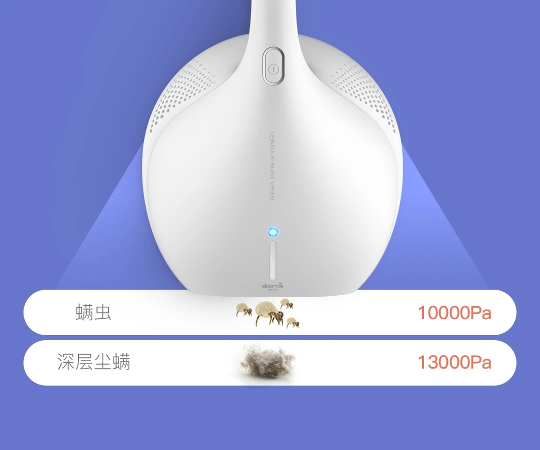 Xiaomi Mijia Deerma CM810 ручной пылесос пылеуловитель дом контроллер УФ свет 13000 Pa сильный всасывающий 220 V умный дом