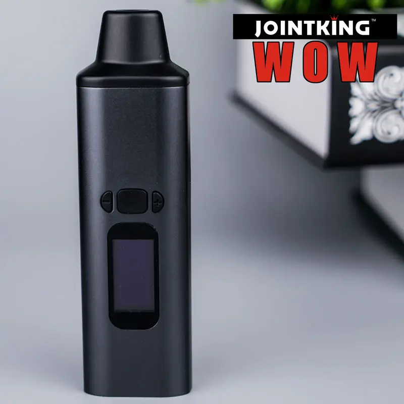 Jointking dry herb vaporizer kit herbal electronic cigarette vaporizer hookah vape pen with 0.96 inch big Oled display