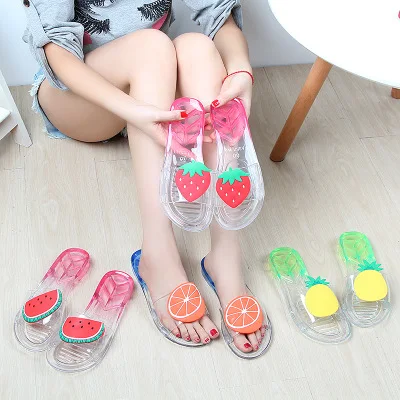 

Summer 2019 New European and American fashion shoes, beach shoes, slippers, women's flat shoes, household slippers waterproof