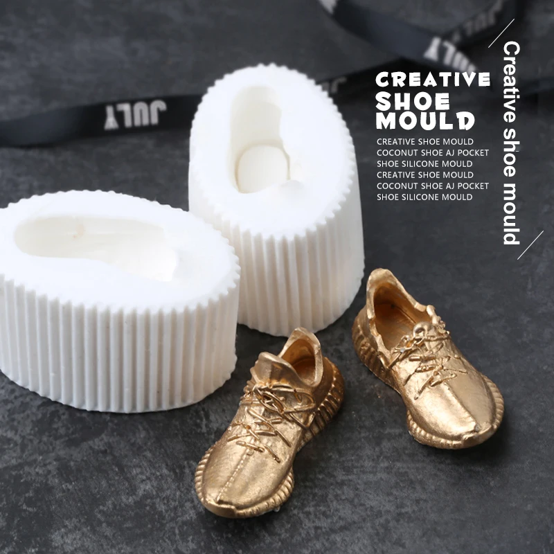 

Creative Shoes Silicone Mold Fondant Molds Casual Hiking Shoes Chocolate Cake Decorating Tools DIY Cake Candy Mould Baking Tools