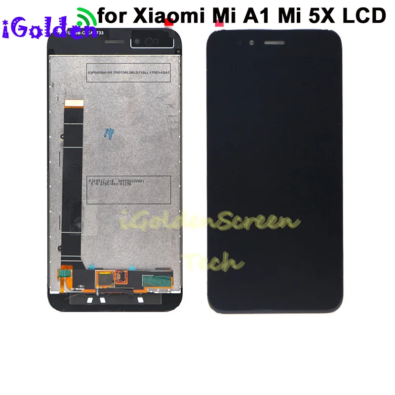 ЖК дисплей Pantalla для Xiaomi Mi A1 MIA1 Mi5X 5X сенсорный экран дигитайзер с рамкой запасные