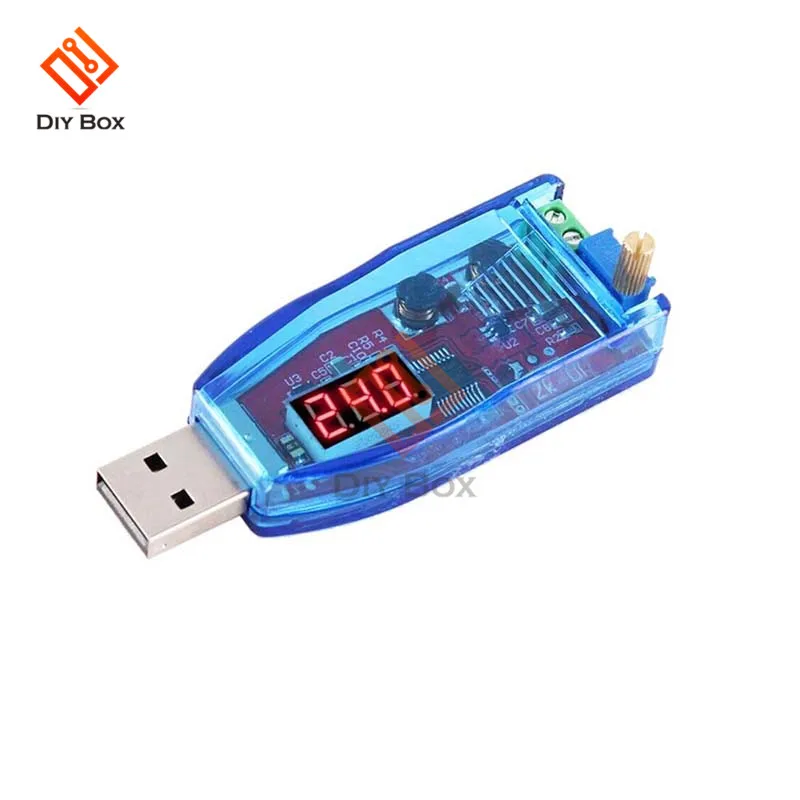 

DC-DC 5V to 1-24V USB Step UP/Down Power Supply Module Adjustable Boost Buck Converter Inverter Board LED Display