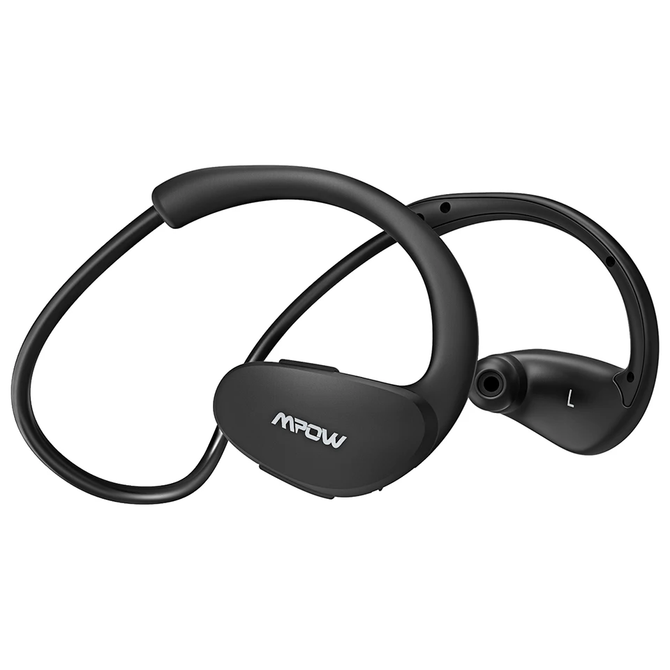 Mpow Bluetooth Наушники V4.1, Беспроводные спортивные наушники с защитой от пота, наушники для бега, спортзала, смартфона, громкой связи, вызова