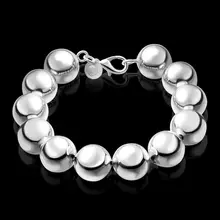 Браслет 925 серебряный браслет 925 Серебряный Модный Ювелирный браслет бусы ювелирные изделия Whplesale lmkn LH080