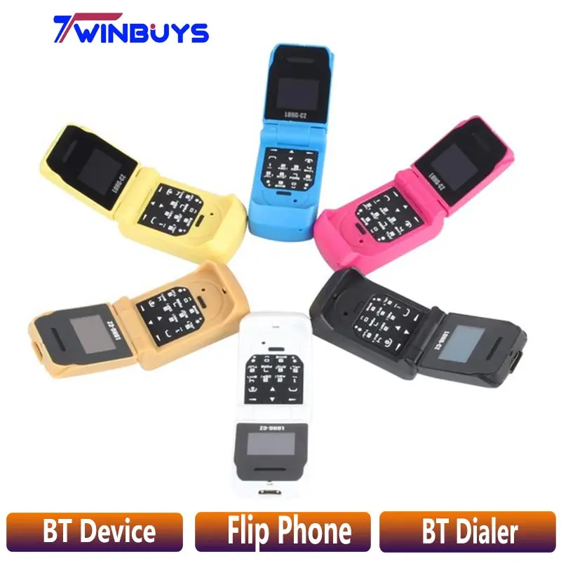 

LONG-CZ J9 mini Flip mobile phone 0.66" Smallest Cell Phone Wireless Bluetooth Dialer FM Magic Voice handsfree earphone For Kids