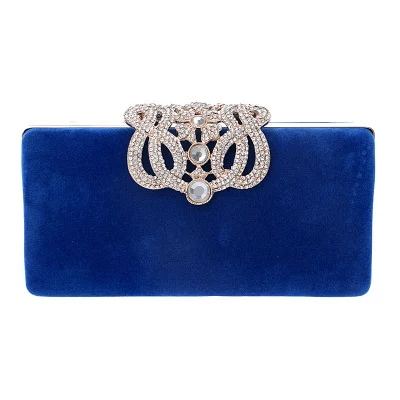 YM1010blue Sekusa вечерние клатчи Корона Стразы вечерние сумки кошелек сумка для свадьбы бриллианты леди кошелек мини Вечерние сумки - Цвет: YM1010blue