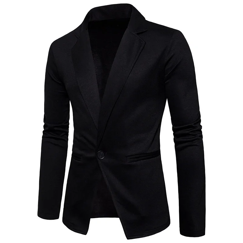 

Men 'S Spring Fashion a Buckle Casual Small Suit Jacket AliExpress 2019 Spring Foreign Trade New Style Fashion Men's One-Button