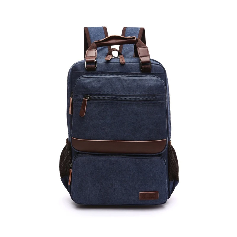 

New 2019 Men Canvas Mountaineer Backpack Travel Bag Top Capacity Multifunctional Causal Backpacks For Male Shoulder Bags an563