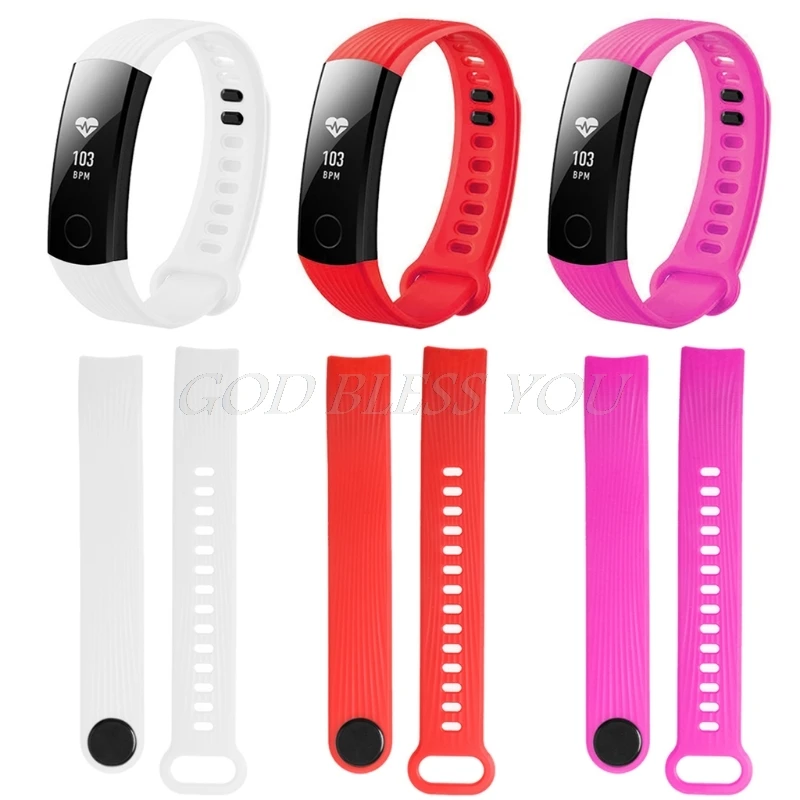 

Replacement Silicone Adjustable Wrist Watch Band For Huawei Honor 3 Bracelet