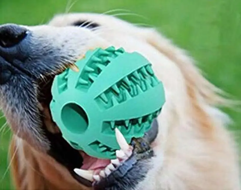 Новые игрушки для домашних животных резиновые игрушки игры, собака Жевательные Зубы чистящие игрушки, резиновый молярный мяч собака медленная кормушка, нетоксичный укус-стойкий мяч