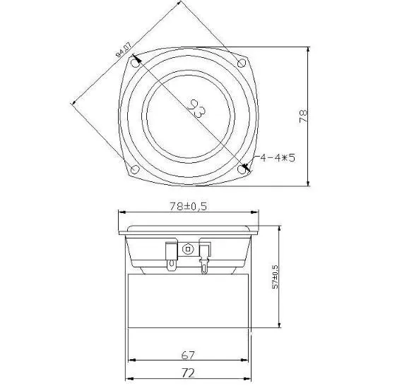 GHXAMP 3 дюймов 4ohm полный спектр Динамик 5-15 Вт HIFI Портативный динамик с bluetooth ноутбук НЧ гликоль Medium(мама я тебя люблю ВЧ милые 2 шт