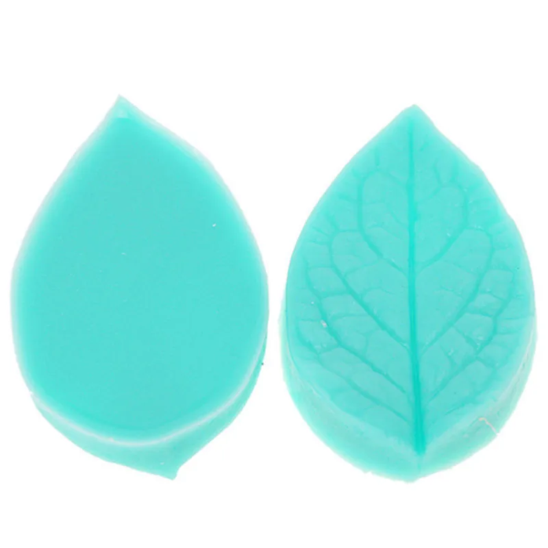 1-set-partij-2-stks-3D-Leaf-Veiner-Vorm-Siliconen-Cakevorm-Fondant-Decorating-Styling-Bakvormen-Gereedschap