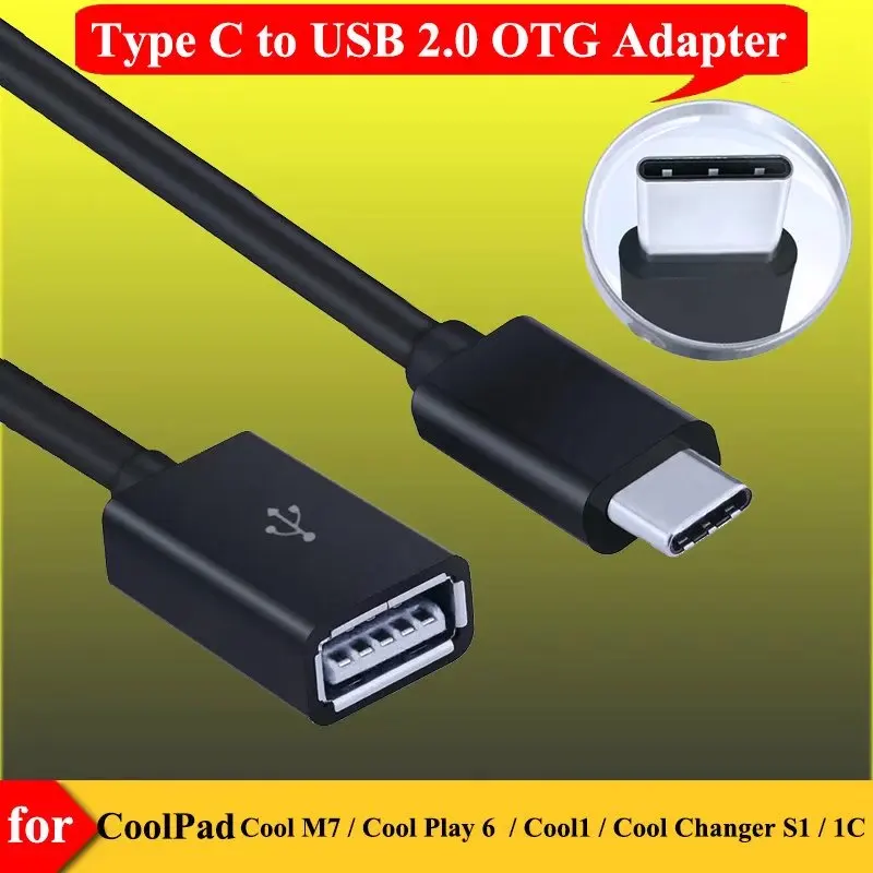 

Type-C to Micro USB OTG Adapter for CoolPad Cool M7 /Cool Play 6 / Cool1 /Cool Changer S1 1C Type C Data Cable Charge Converter