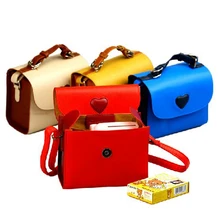 New Love Case PU Pouch Camera Bags With Strap Protector Cover For Fujifilm Instax Mini7S/8/8+/90/25/50S Mirrorless System Camera