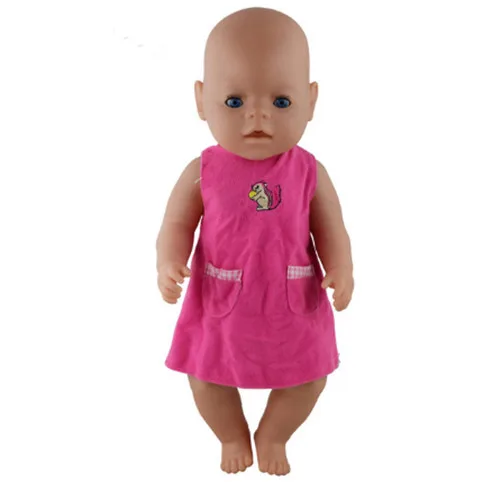 

Meired dress clothes Wear for 43cm Baby Doll clothes,Children best Birthday Gift