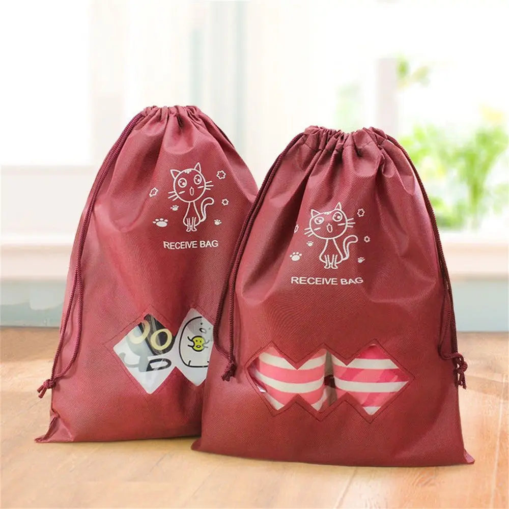 1pc Dustproof Travel Clothes Pouch Shoes Bag Laundry Portable