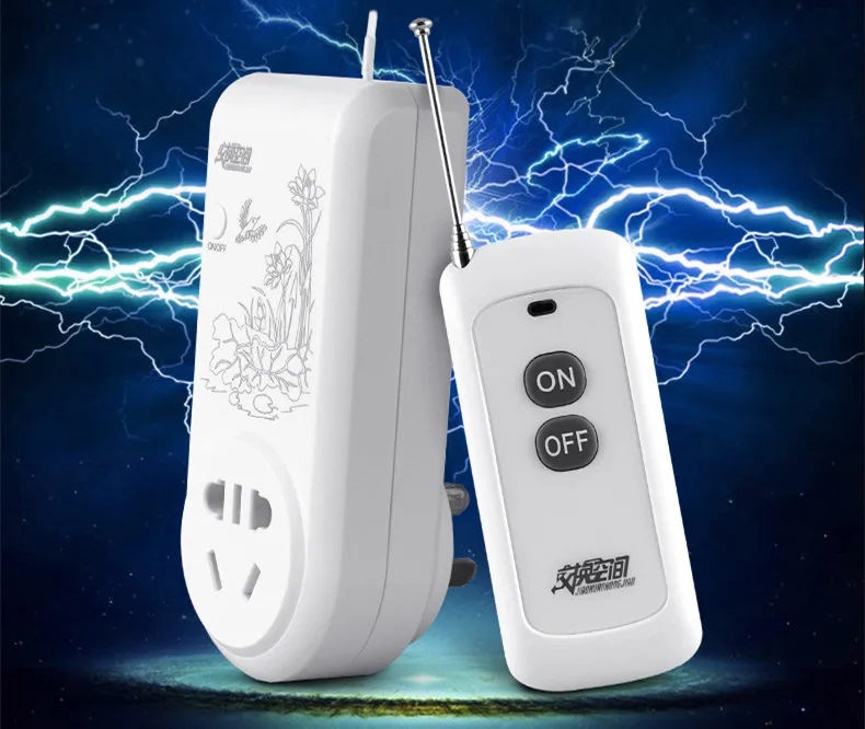 Wholesale RF Wireless remote control intelligent socket 220V 110V 30A high power smart switch gsm 3000W 500m free shipping
