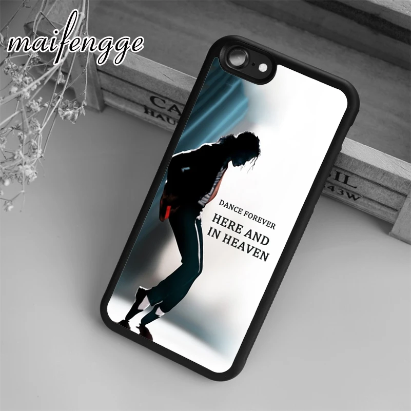 

maifengge Michael Jackson Forever Case For iPhone 6 6S 7 8 Plus X 5 5S SE Case cover for Samsung S5 S6 S7 edge S8 Plus shell
