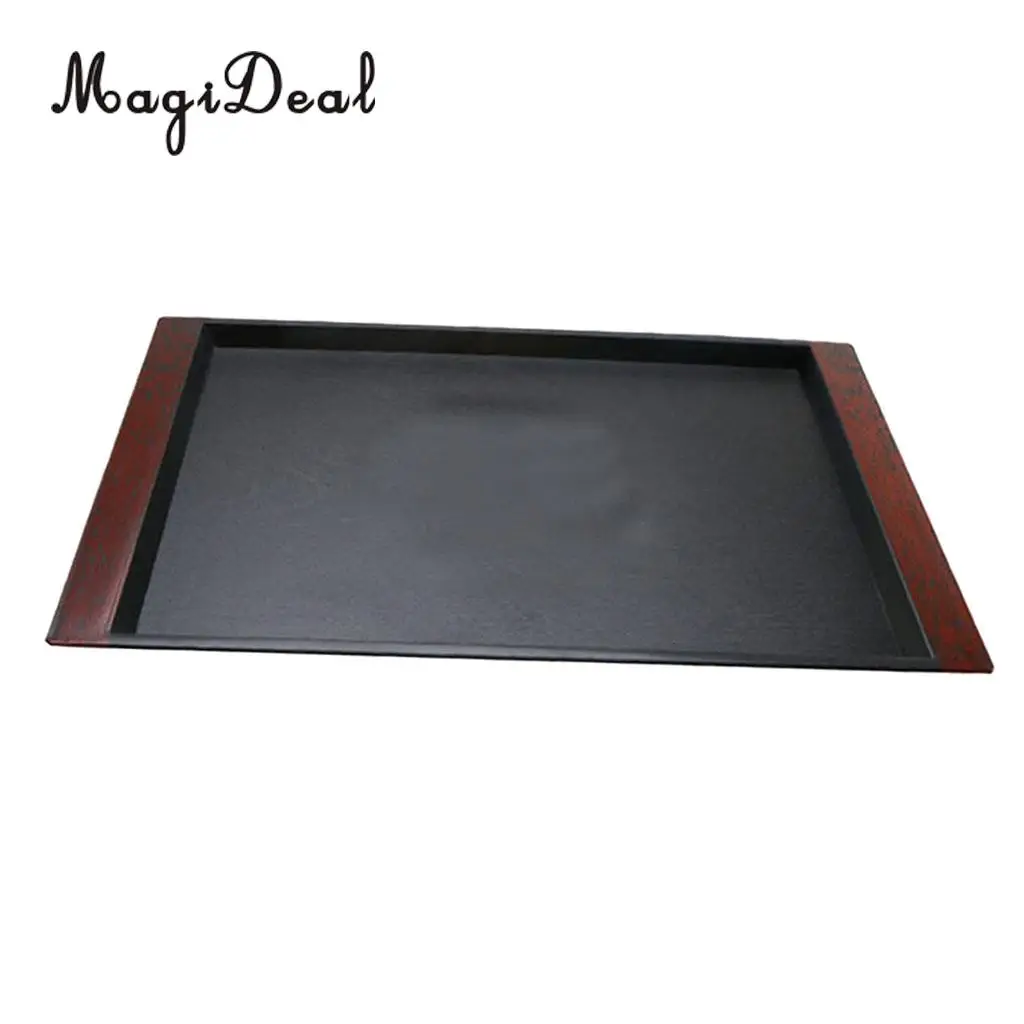 Rectangle Food Breakfast Tray Cup Tea Snack Serving Tray Sushi Platter Plastic Grain Plate Hotel Kitchen Storage Tableware