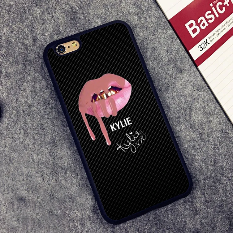 Sexy Red Lips Cute Mouth quotes Soft Silicone Full Protective case Cover For iPhone X 8 7 7Plus 6 6S Plus 5 5S SE |