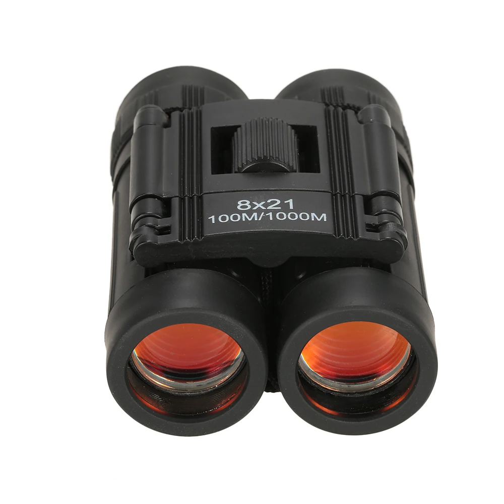 8x21 Binoculars Telescope Folding Mini Dual Focus Compact