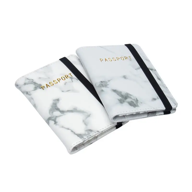 

Marble Passport Travel Leather Organizer Holder Card Case Protector Cover Wallet
