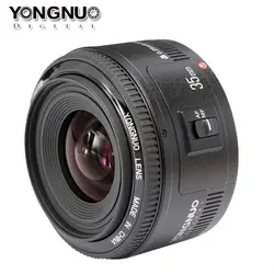 100% оригинал Yongnuo 35 мм объектив YN35mm F2 объектив широкоугольный большой апертурой фиксированным автофокусом для объектива canon EF крепление для